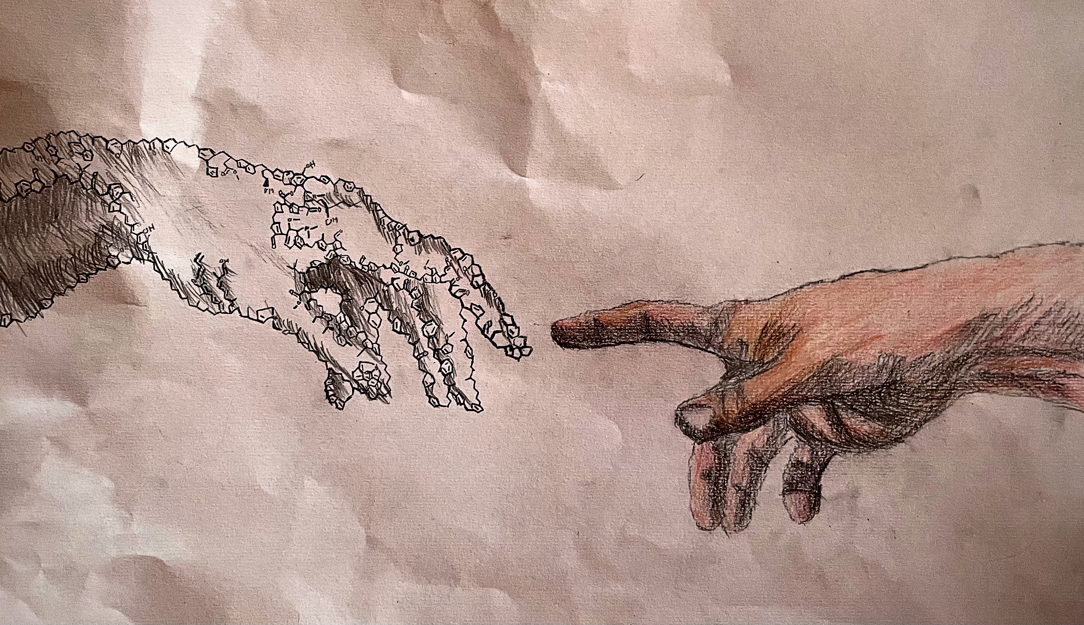 The Creation of Man's Disease - main artwork by Constantine Markou
